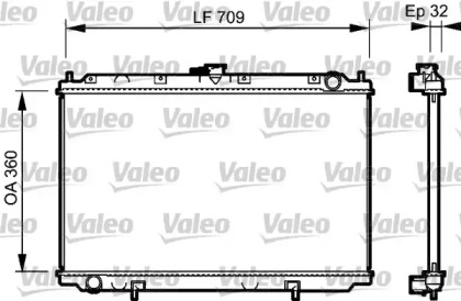 Теплообменник VALEO 732529