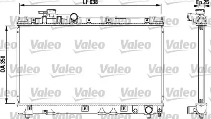 Теплообменник VALEO 732542