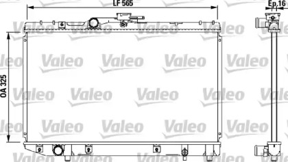 Теплообменник VALEO 732543