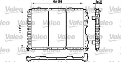 Теплообменник VALEO 732547