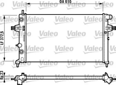 Теплообменник VALEO 732549