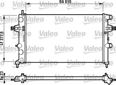 Теплообменник VALEO 732551