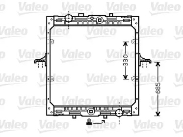 Теплообменник VALEO 732554