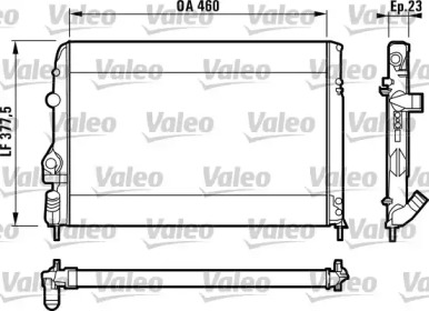 Теплообменник VALEO 732559