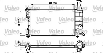 Теплообменник VALEO 732563