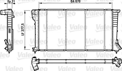 Теплообменник VALEO 732565