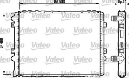 Теплообменник VALEO 732570