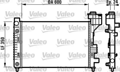 Теплообменник VALEO 732587