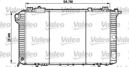 Теплообменник VALEO 732589