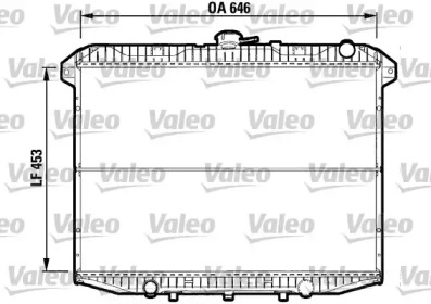 Теплообменник VALEO 732592