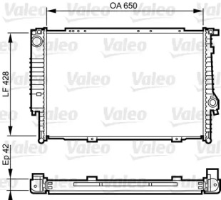 Теплообменник VALEO 732593