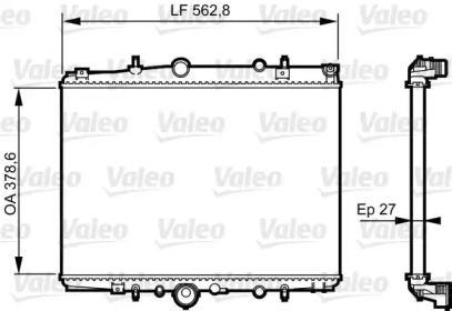 Теплообменник VALEO 732600