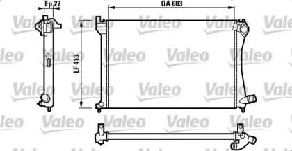 Теплообменник VALEO 732618