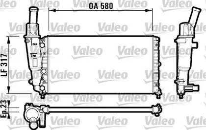 Теплообменник VALEO 732705