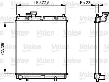 Теплообменник VALEO 732718