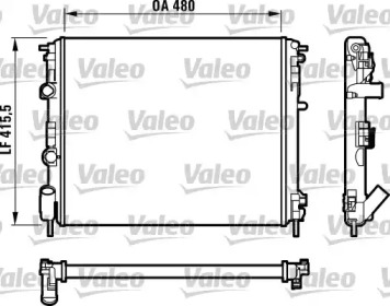 Теплообменник VALEO 732720