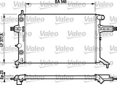 Теплообменник VALEO 732724