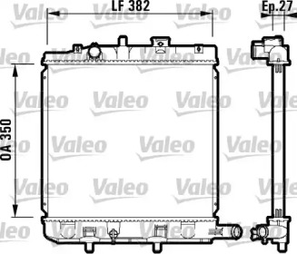 Теплообменник VALEO 732726