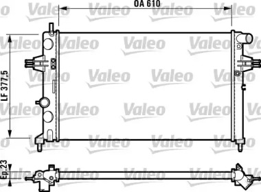 Теплообменник VALEO 732729