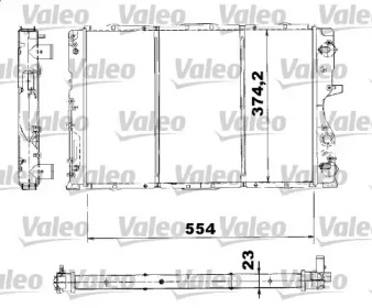 Теплообменник VALEO 732745