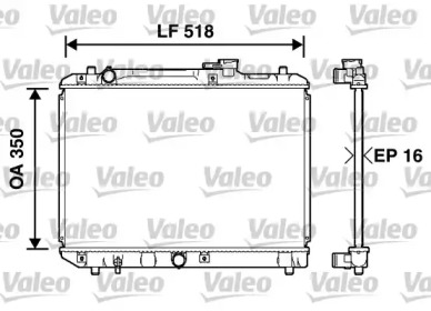 Теплообменник VALEO 732750