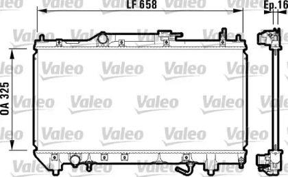 Теплообменник VALEO 732753