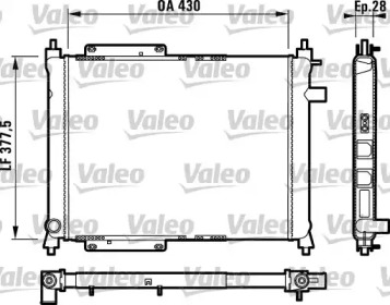 Теплообменник VALEO 732759