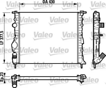 Теплообменник VALEO 732765