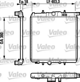 Теплообменник VALEO 732810