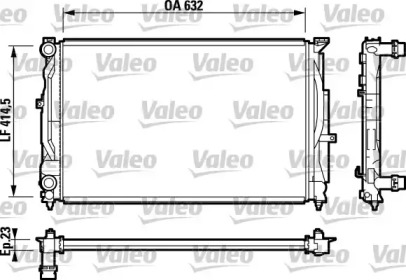 Теплообменник VALEO 732811