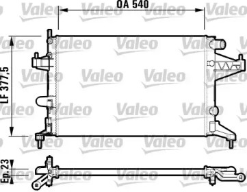 Теплообменник VALEO 732826