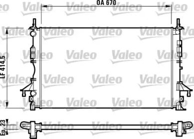 Теплообменник VALEO 732827