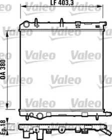 Теплообменник VALEO 732831