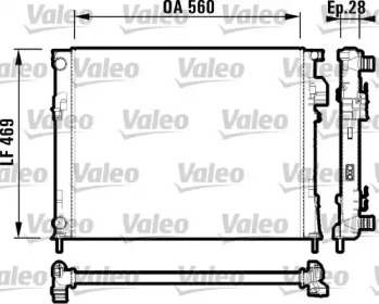 Теплообменник VALEO 732846