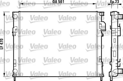 Теплообменник VALEO 732853