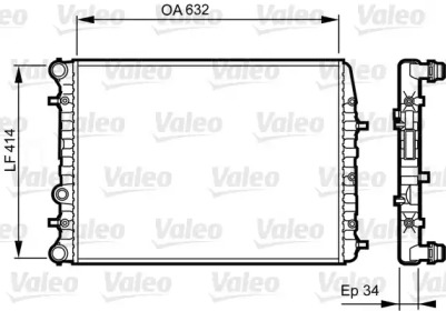 Теплообменник VALEO 732864