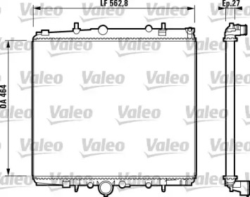 Теплообменник VALEO 732880