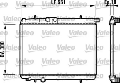 Теплообменник VALEO 732886