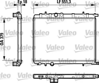 Теплообменник VALEO 732887