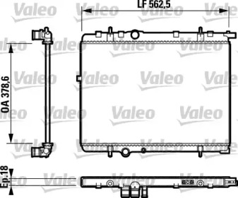 Теплообменник VALEO 732891