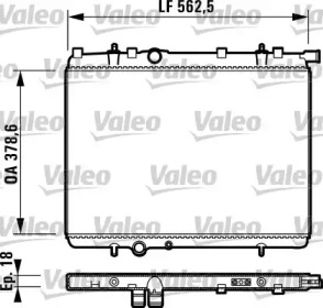 Теплообменник VALEO 732904