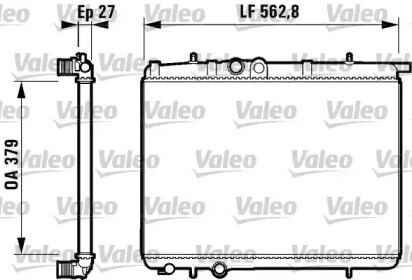 Теплообменник VALEO 732910