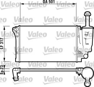 Теплообменник VALEO 732924