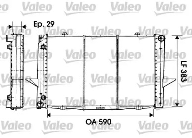 Теплообменник VALEO 732941