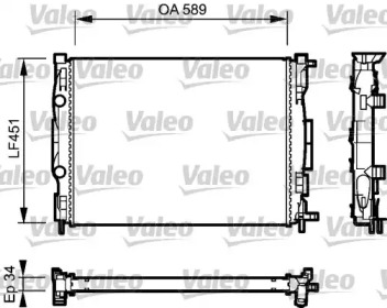 Теплообменник VALEO 732946