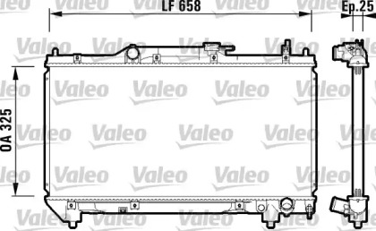 Теплообменник VALEO 732951