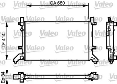 Теплообменник VALEO 732952