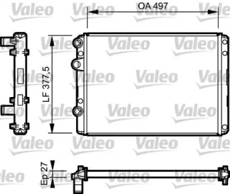 Теплообменник VALEO 732953