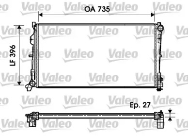 Теплообменник VALEO 732956