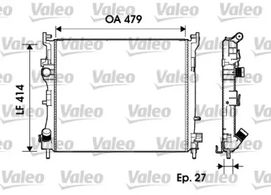 Теплообменник VALEO 732960